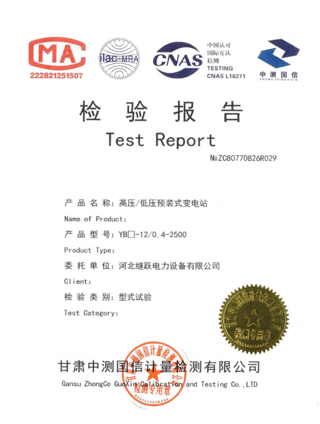 YB-12-04-2500Ԥװʽ���վ���鱨��
